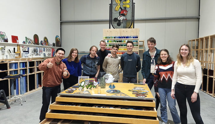 Glasfusing teamuitje Arcadis