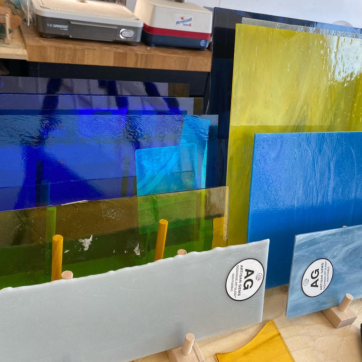 verschillende soorten glas van Oceanside glas in lood glas