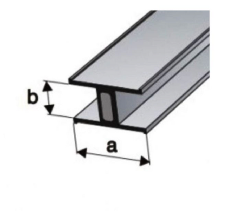 Staallood profiel H8 / 2 meter J&B (kopie)