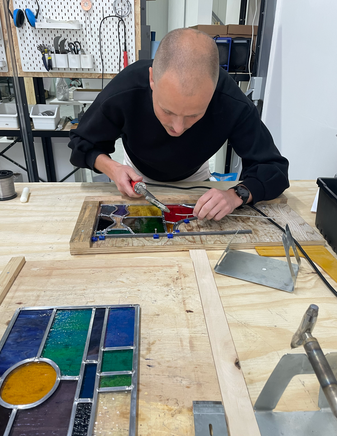 Workshop - basisvaardigheden glas in lood of Tiffany (1 dag)