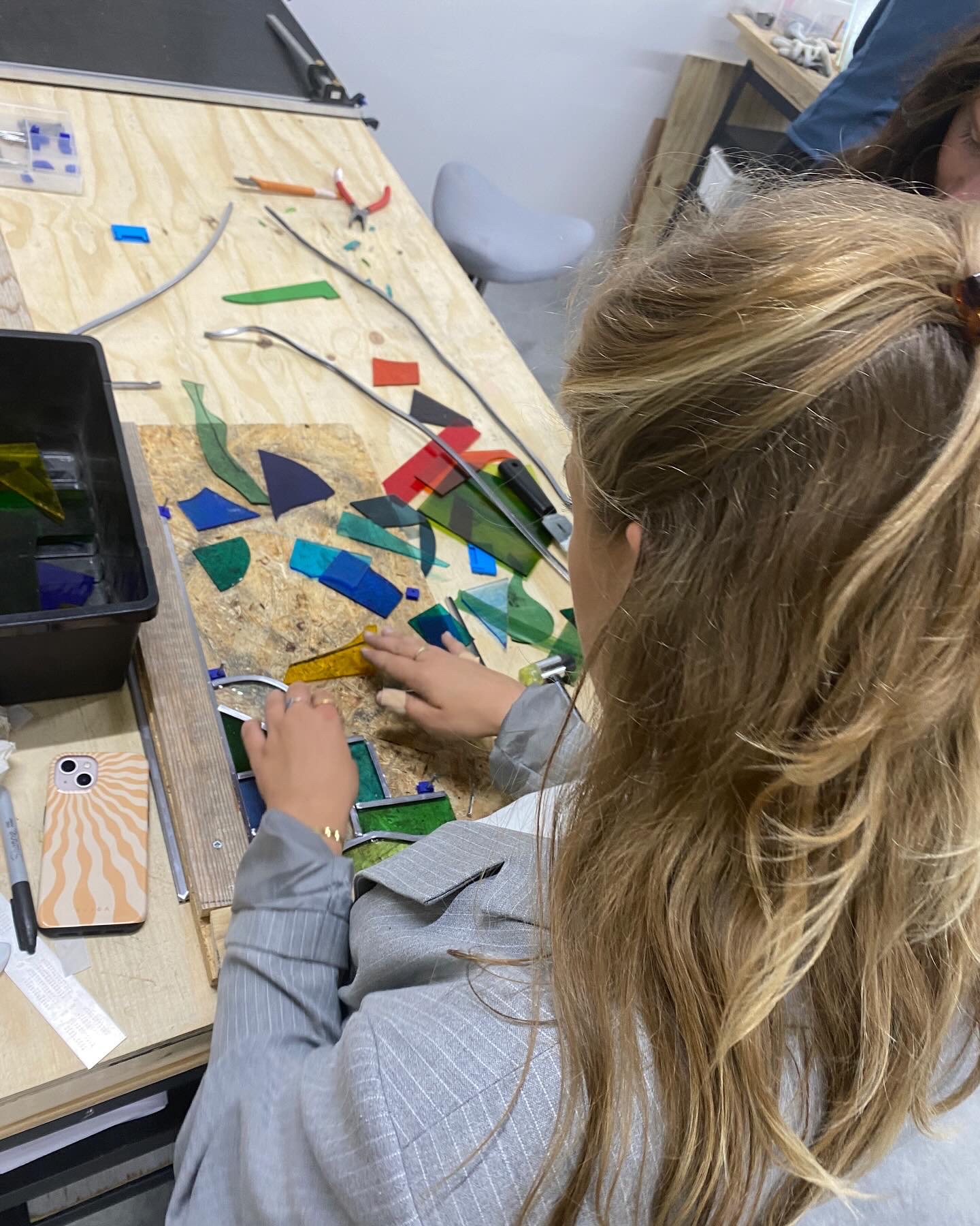 Dagdeel workshop Glas in lood of Glasfusing