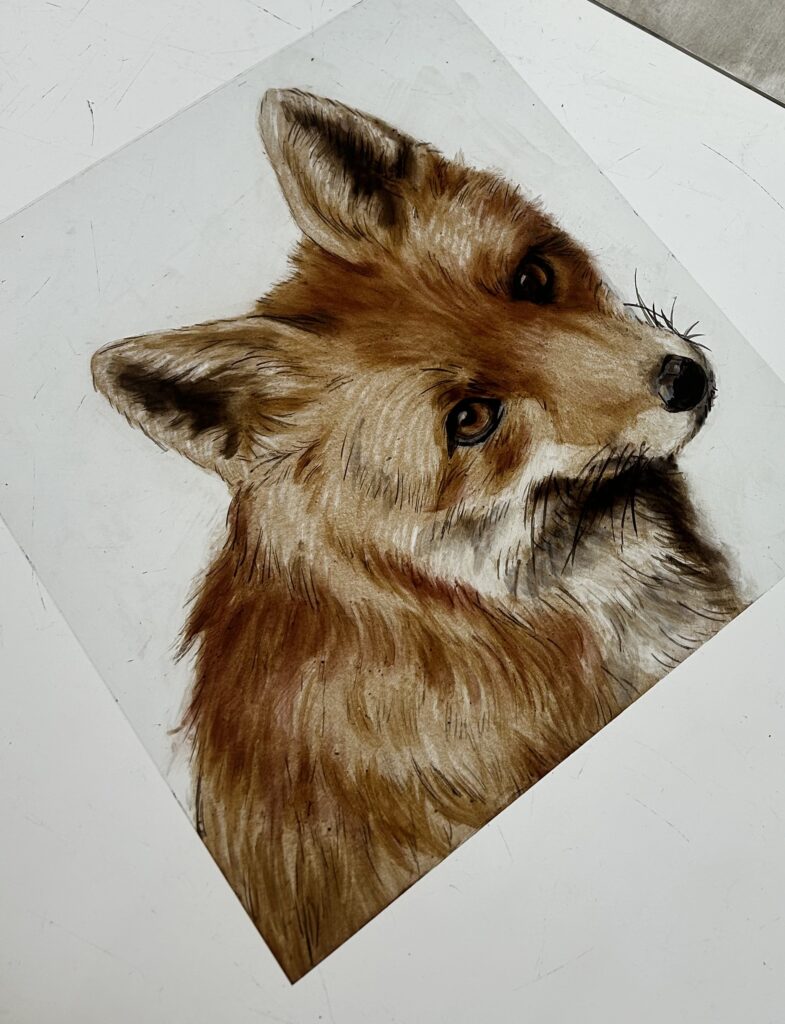 Tweedaagse Workshop dierenportret brandschilderen