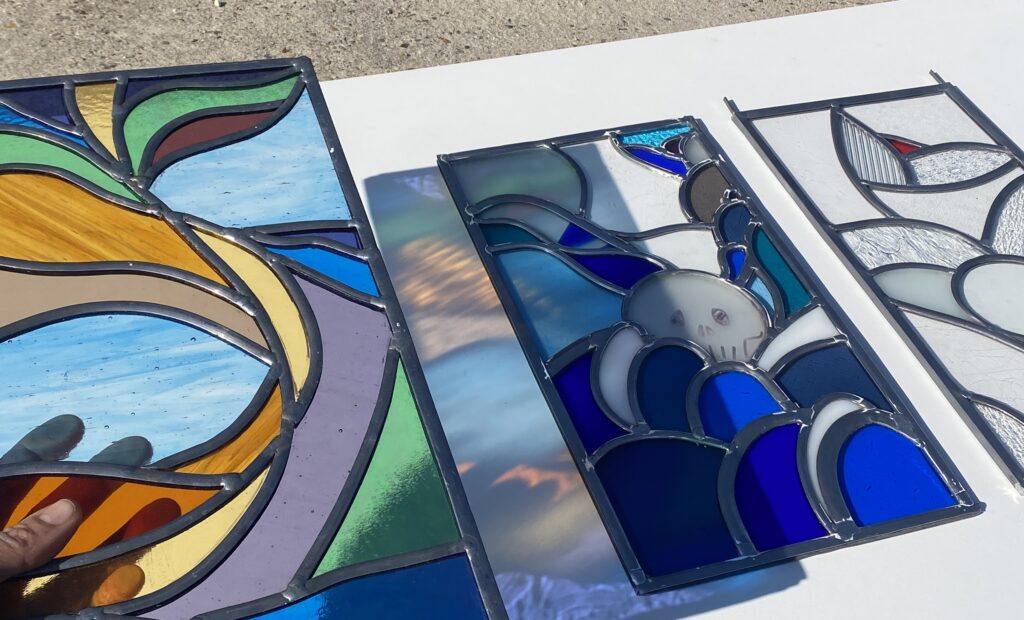 Workshop glas in lood op intuïtie