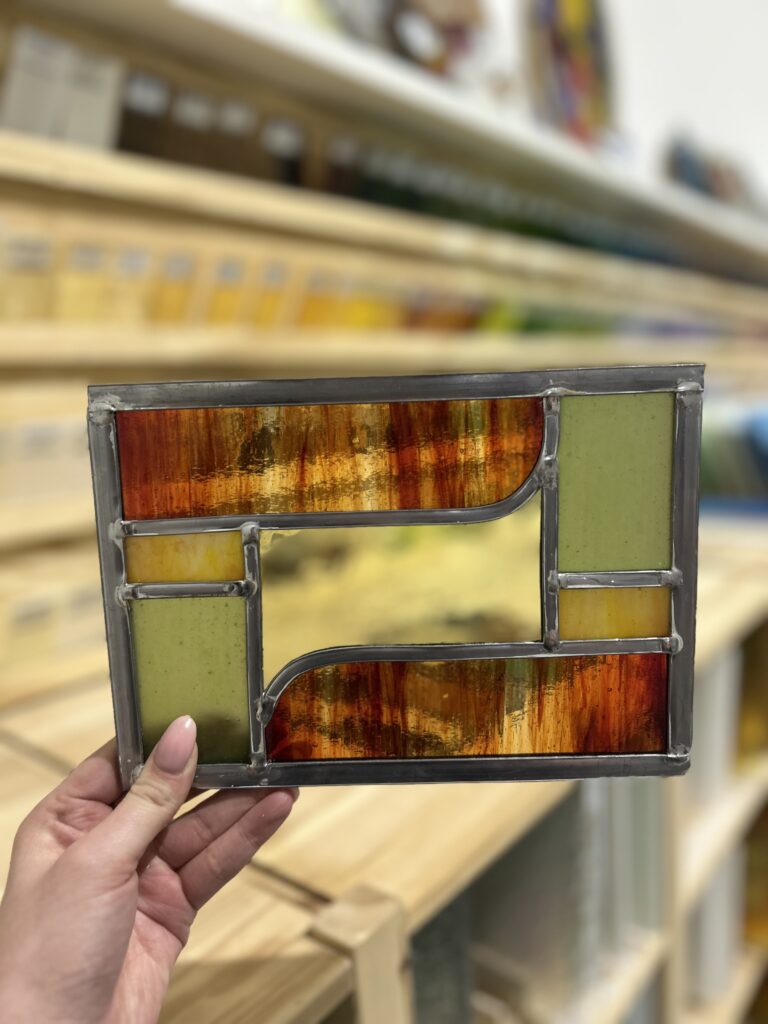 Dagdeel workshop glas in lood